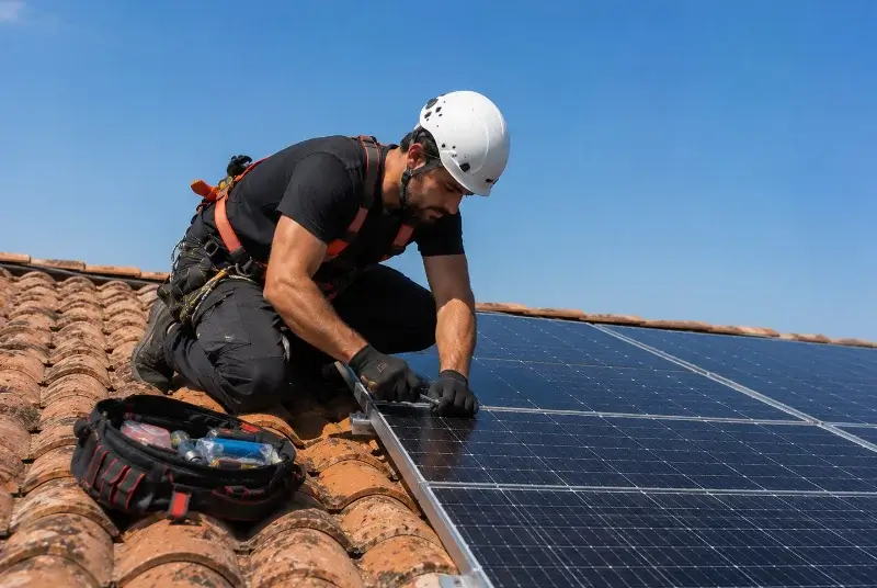 Maintenance et monitoring de panneaux solaires à Saint-Hilaire-lez-Cambrai